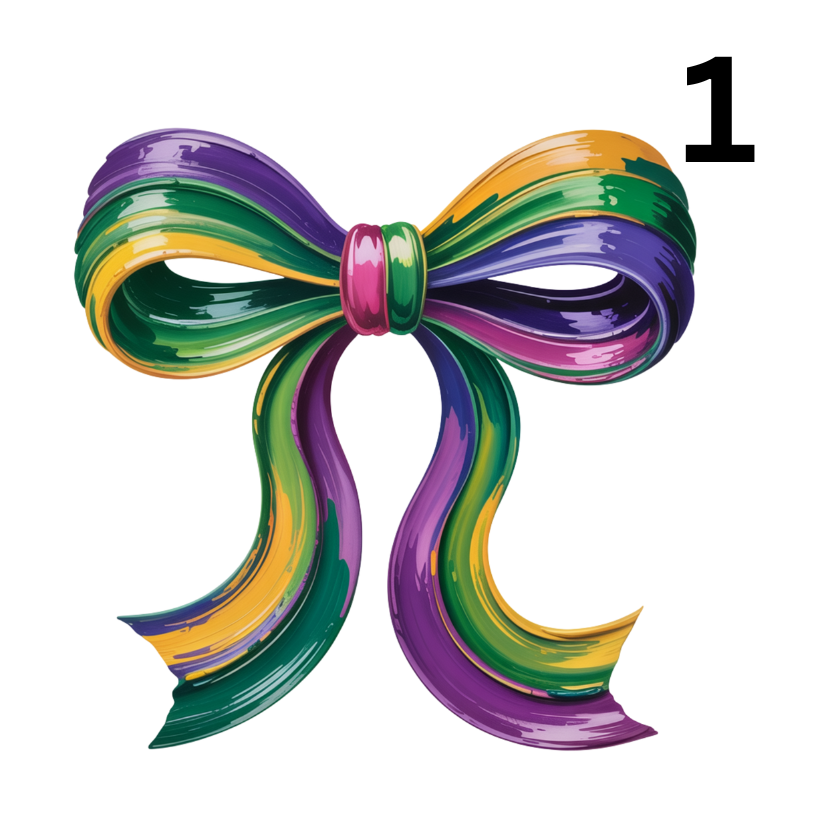 Mardi Gras Designs Choose From 11 Prints Direct To Film Print, DTF Print, Ready To Press Print For T-Shirts