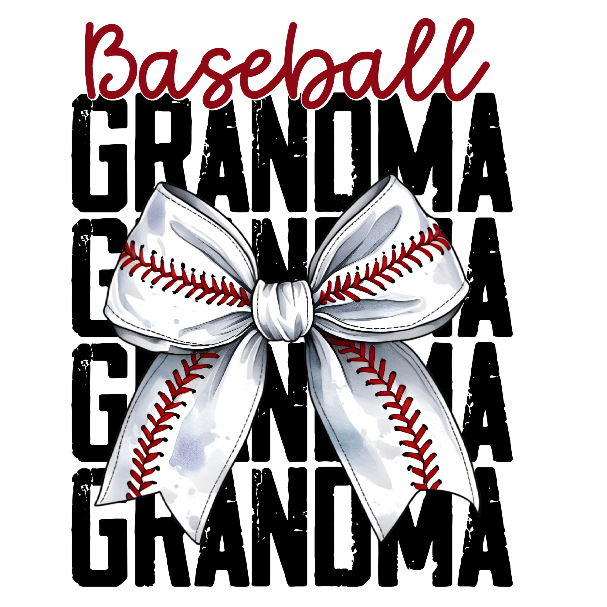 Grandma Baseball DTF Print