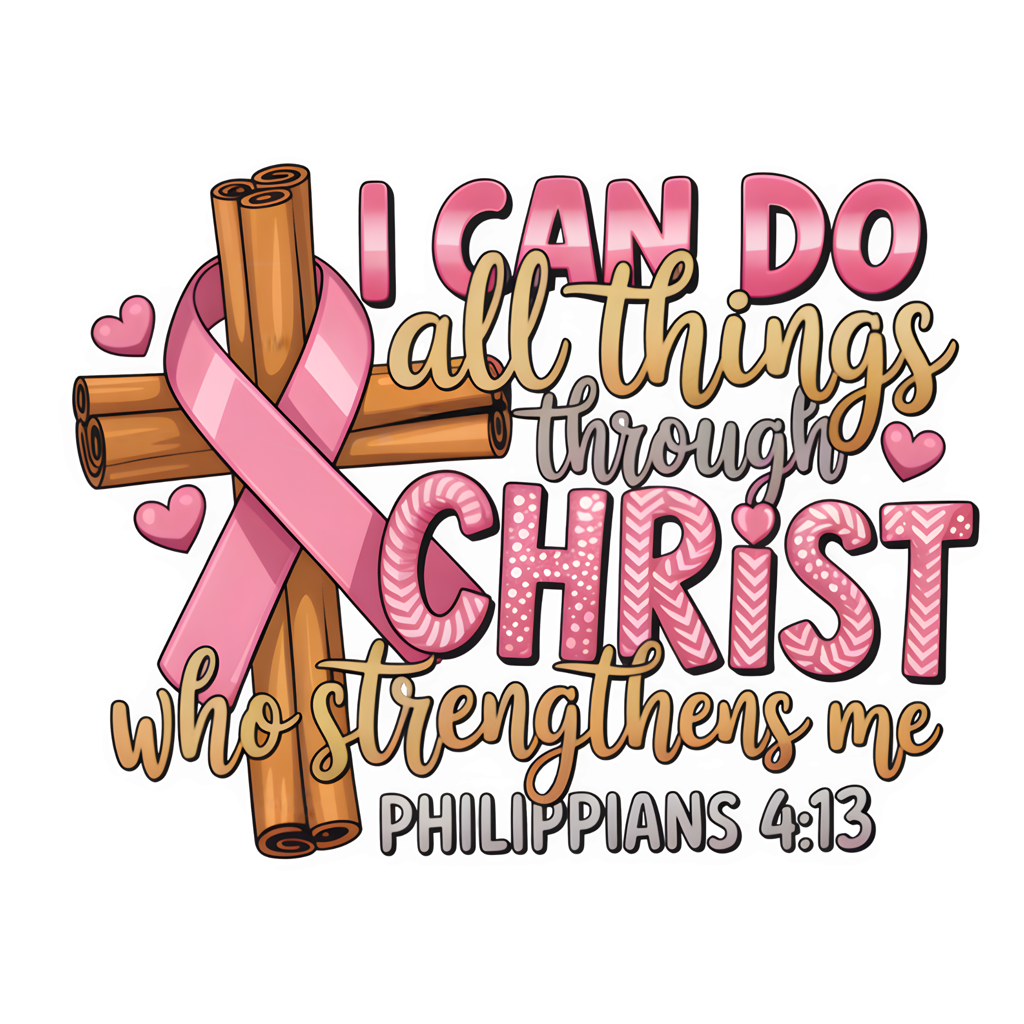 I can Do All Things through Christ DTF Print