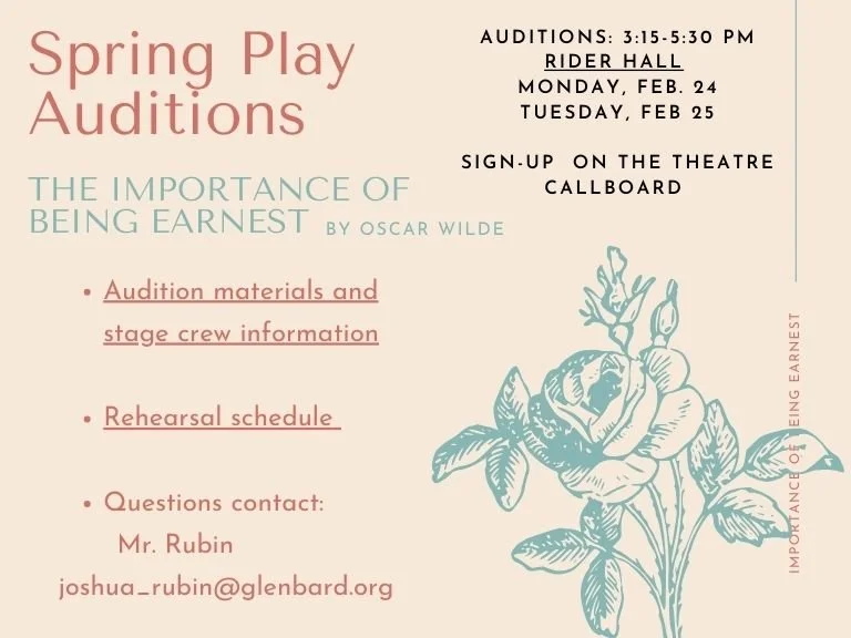 Theatre Glenbard East Fine Arts