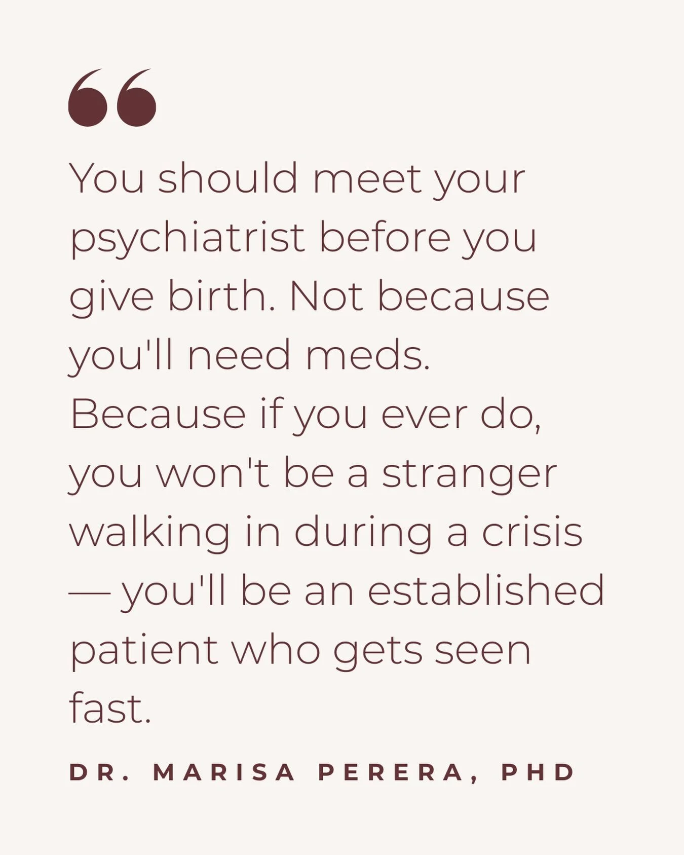 As the nation tunes into the Lindsay Clancy trial, I want to shed light on how important it is to meet your psychiatrist before you are pregnant. Women need support before, during their pregnancy, and after. It is so important that you have the suppo