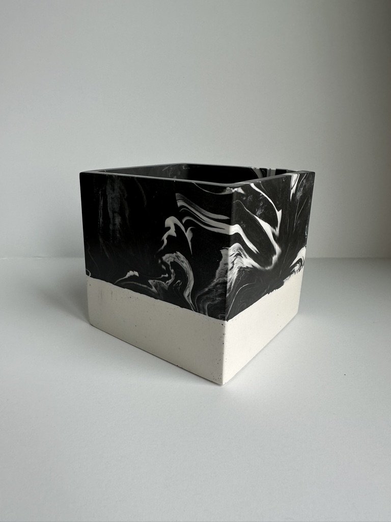 black marble vessel