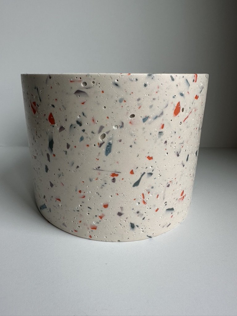 confetti terrazzo drum