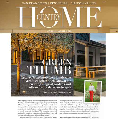 Gentry Home Magazine cover