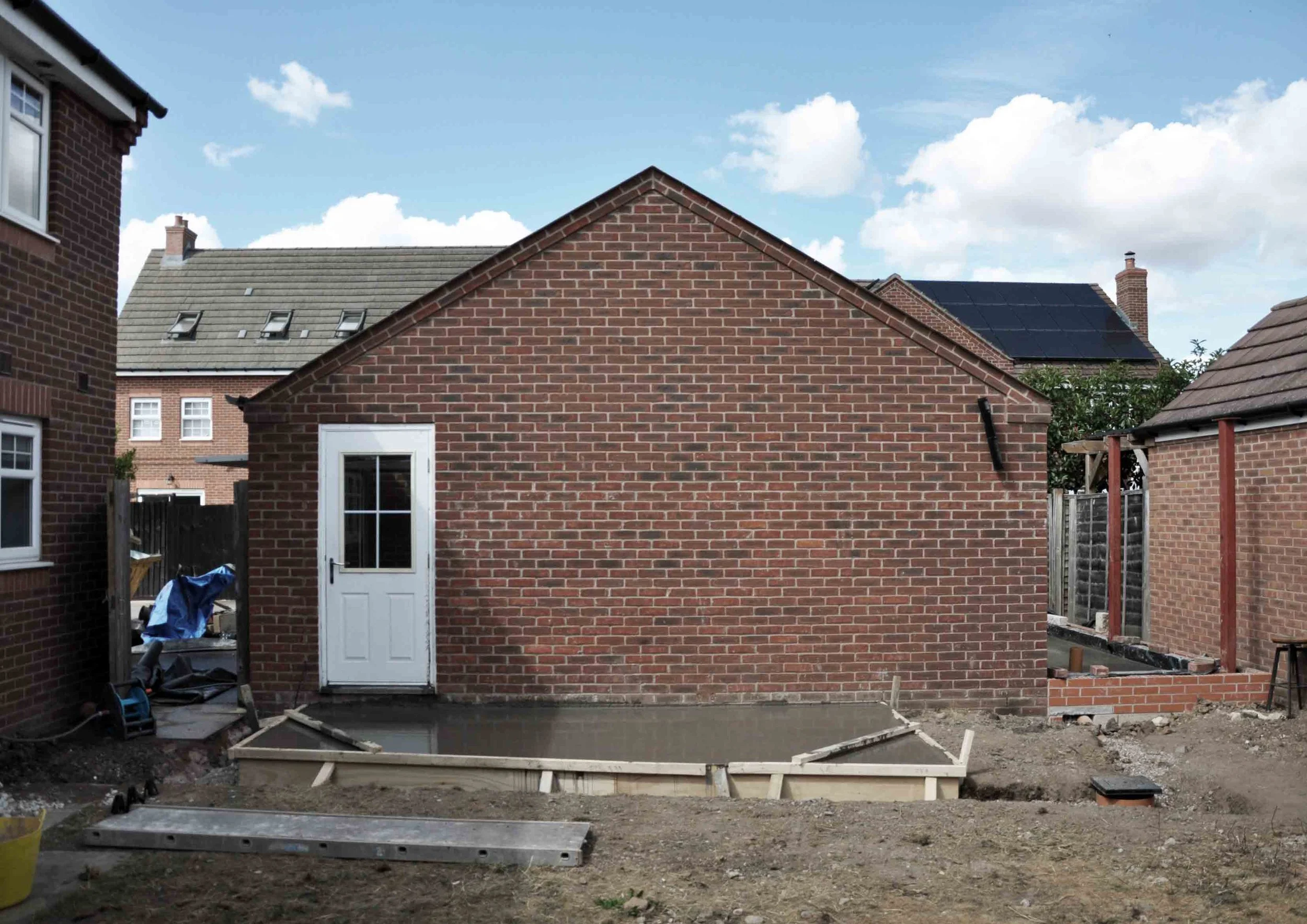 Unity Architects Carroll Drive Construction Photo Gable V1