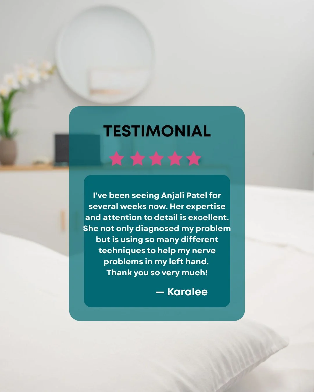 Your voice matters!
Each review you share helps someone new find the care they’ve been looking for — and supports our amazing team in doing what we love most: helping people feel their best.
Leave us a quick Google review and help us spre