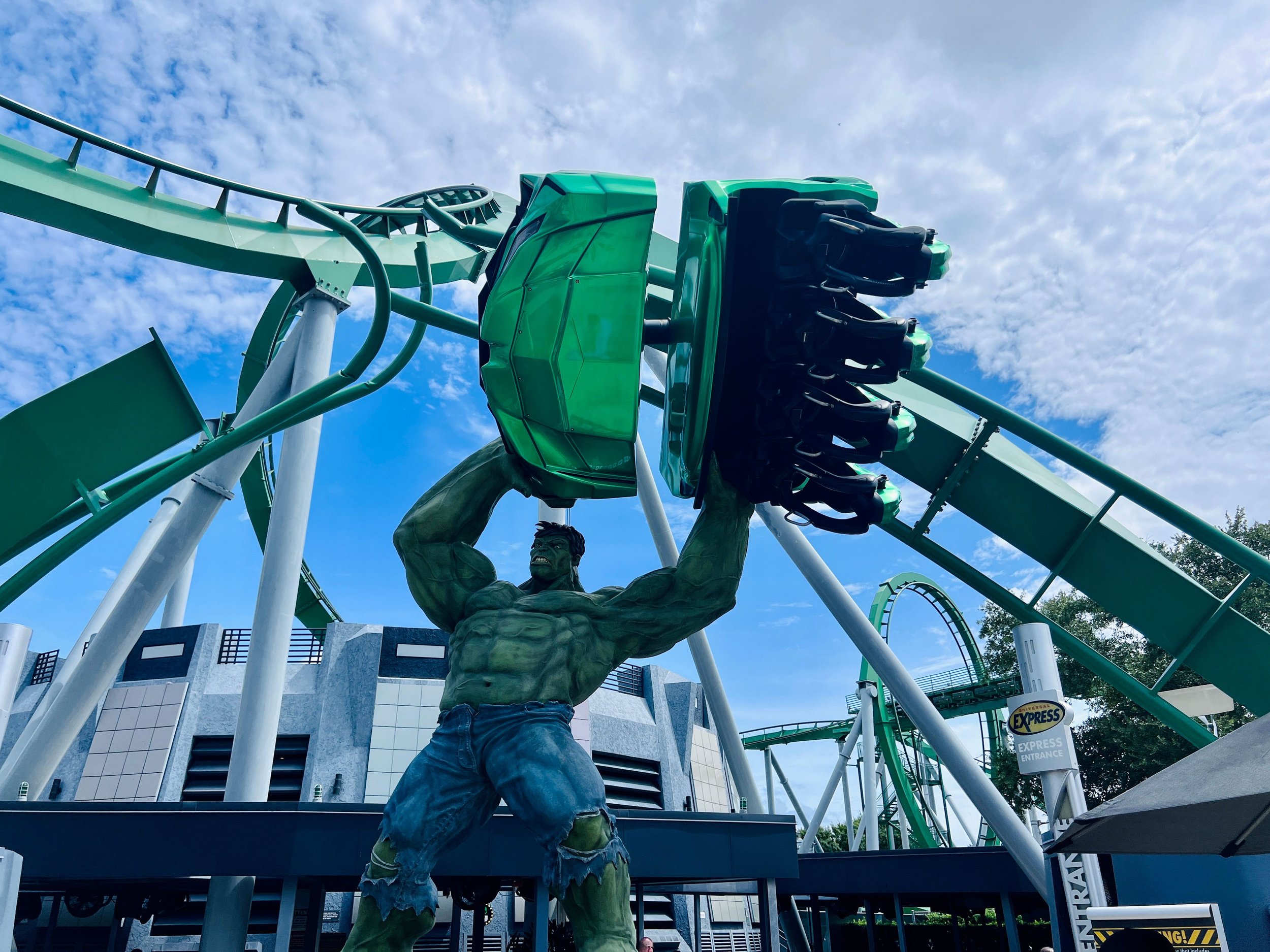 The Incredible Hulk Coaster at Universal's Islands of Adventure