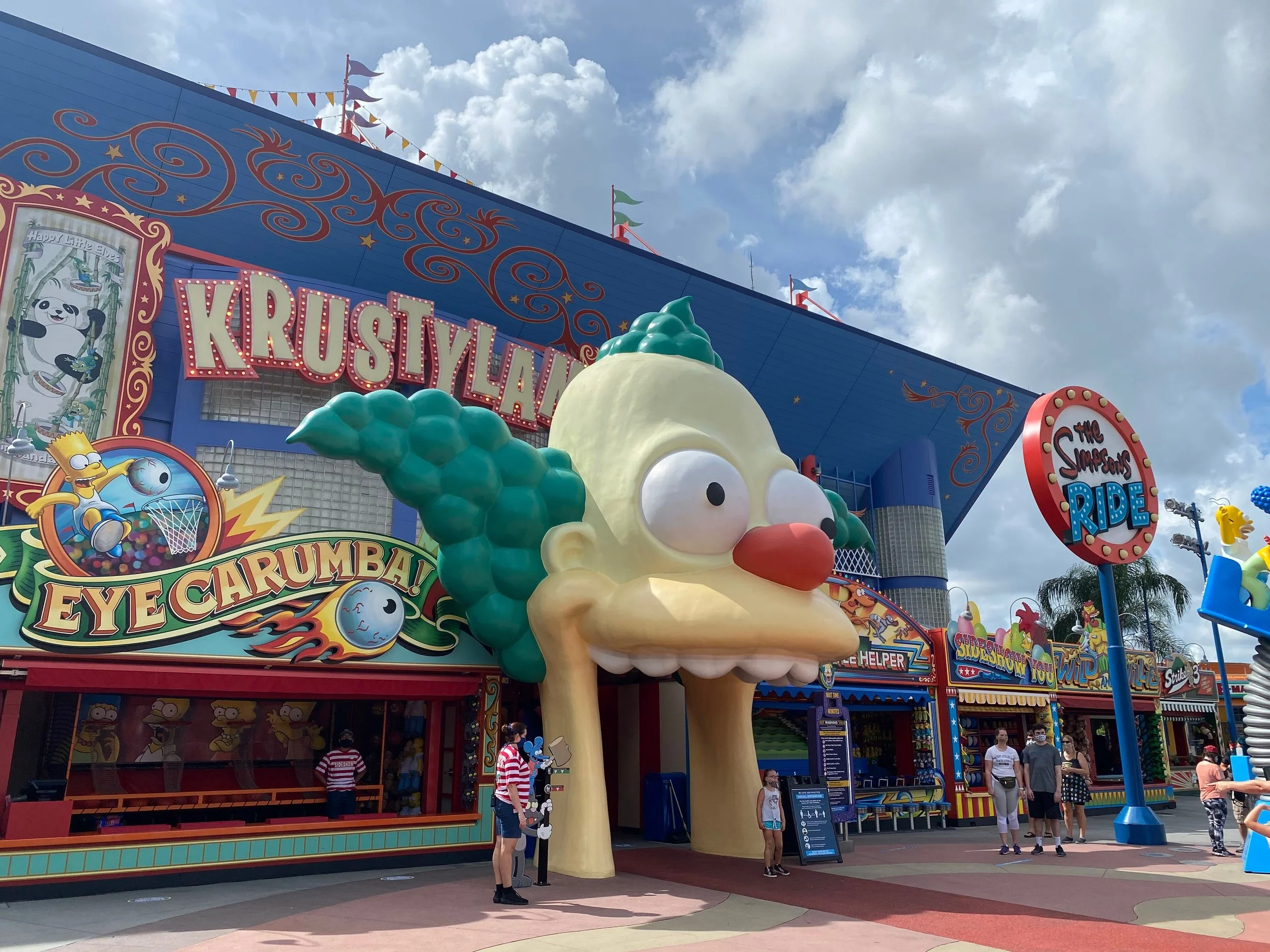  The Simpsons Ride attraction entrance.    Photo Credit:  TouringPlans  