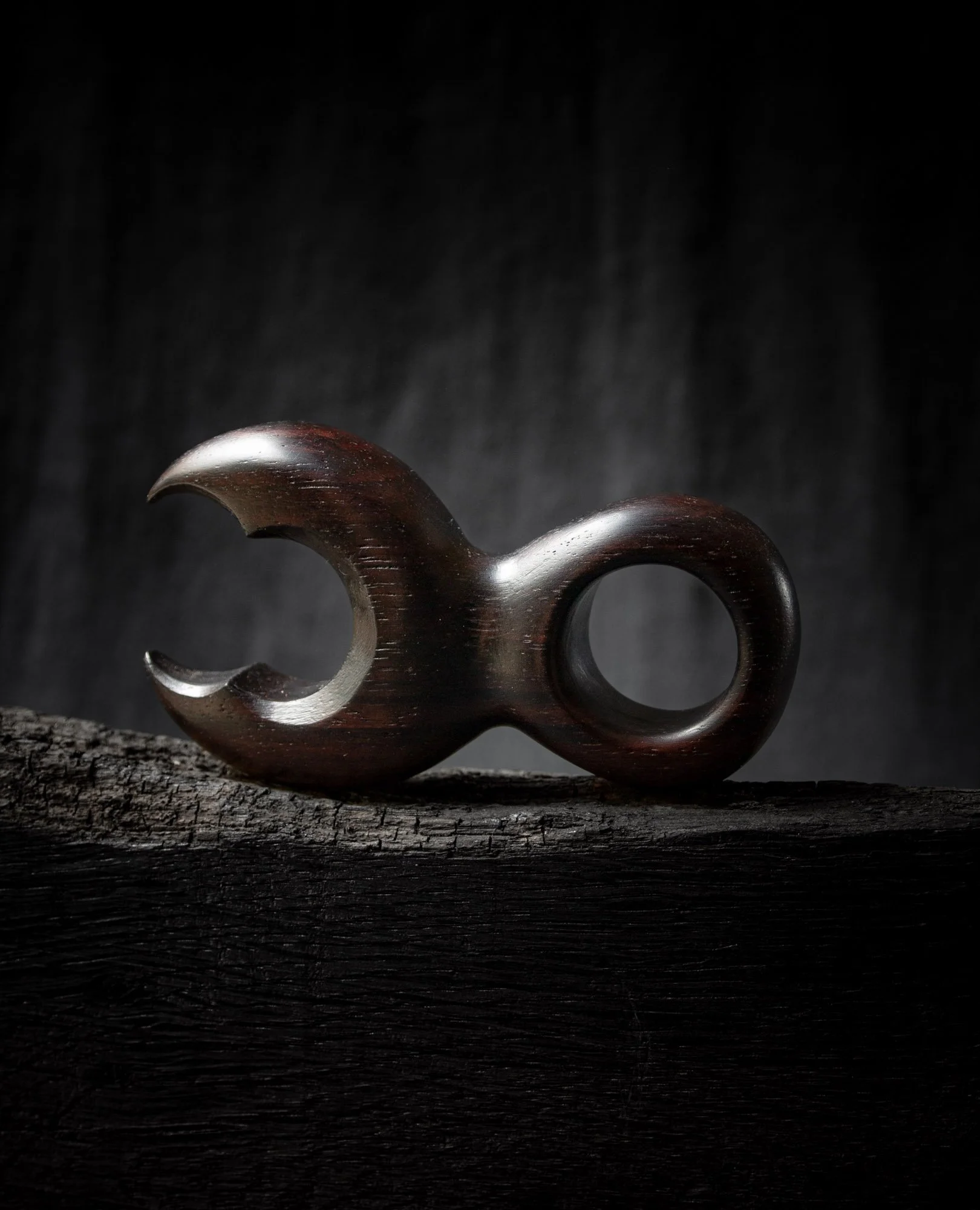 Horns Ring / Pendant, Ebony, 2020