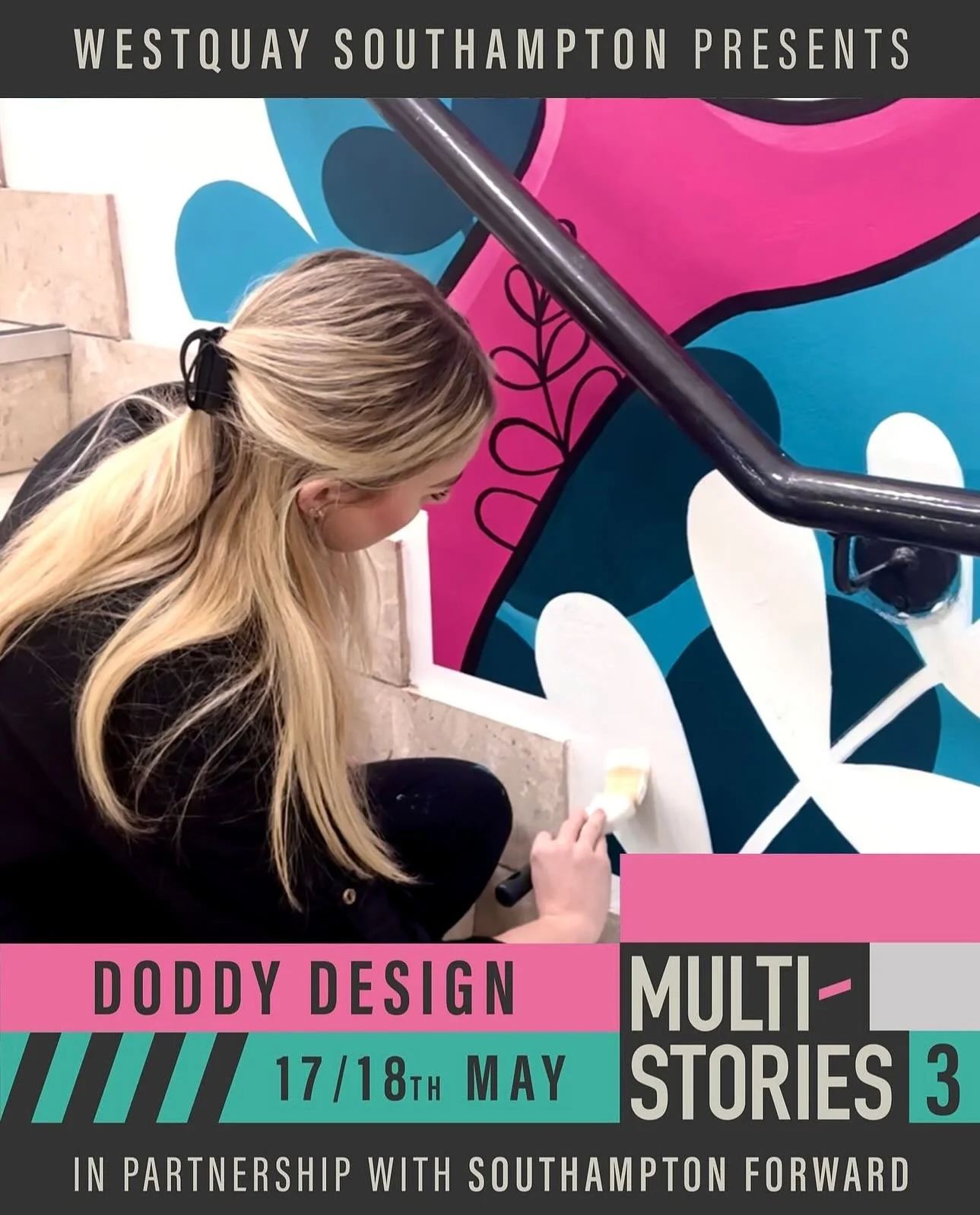 Can&rsquo;t wait to paint @so.multistories in West Quay shopping centre car park this weekend! Super excited to see the incredible lineup of artists and what they will be painting! Also to catch-up with @southcoastmakersmarket - what a weekend!