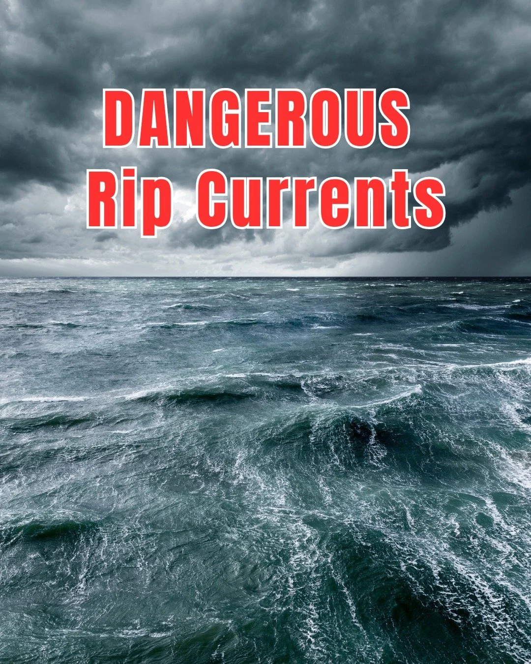 𝑺𝑻𝑶𝑹𝑴𝒀 𝑺𝑬𝑨𝑺 🌊‼️

Hurricane Erin has brought very dangerous storm surge to our area. Please pay attention to lifeguard flags and do not swim where it is prohibited. Please note flag designations and do not swim in unprotected areas. Always 