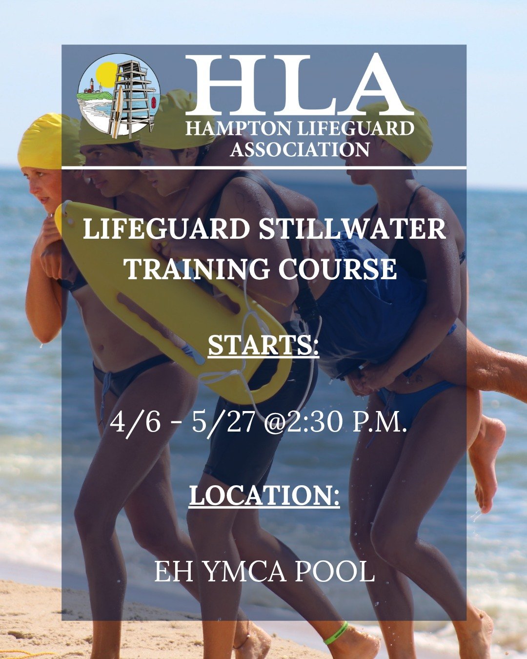 The 𝐒𝐭𝐢𝐥𝐥𝐰𝐚𝐭𝐞𝐫 𝐋𝐢𝐟𝐞𝐠𝐮𝐚𝐫𝐝 𝐓𝐫𝐚𝐢𝐧𝐢𝐧𝐠 𝐂𝐨𝐮𝐫𝐬𝐞 begins this Sunday, April 6 and takes place every Sunday through May 27 at 2:30 PM at the EH YMCA Pool. 🏊&zwj;♀️

Open to ages 15+, this New York State approved certification 
