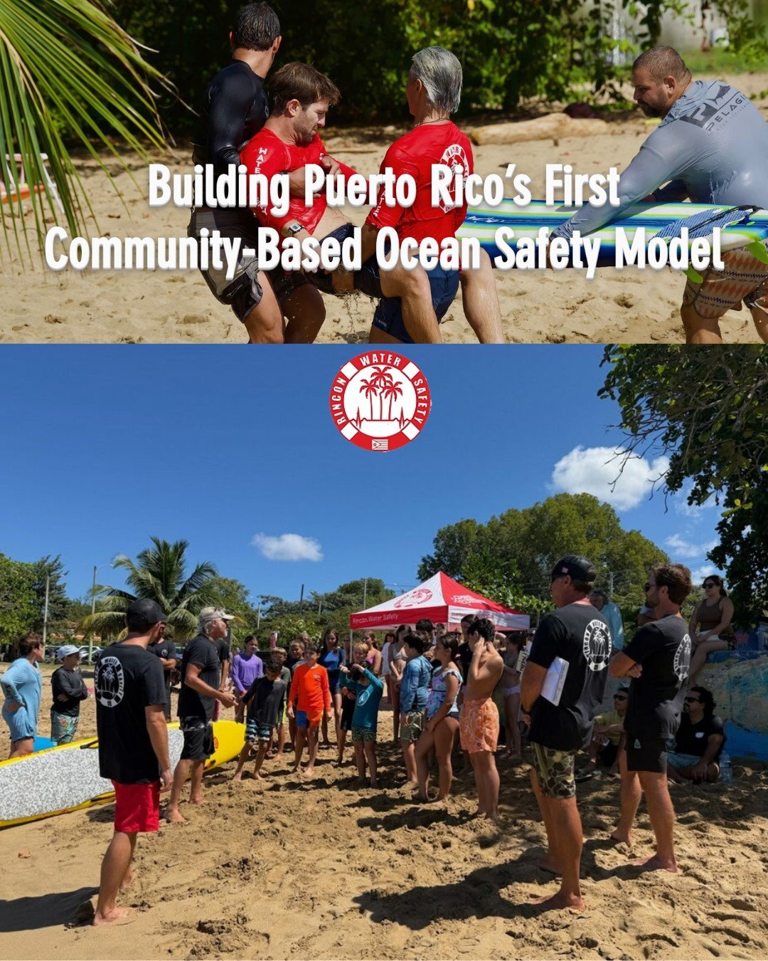 From the Hamptons to Puerto Rico 🌊  Hampton Lifeguard Association is proud to support water safety initiatives beyond our local beaches, continuing its commitment to education and outreach in coastal communities.

HLA member Johnny McGeehan recently