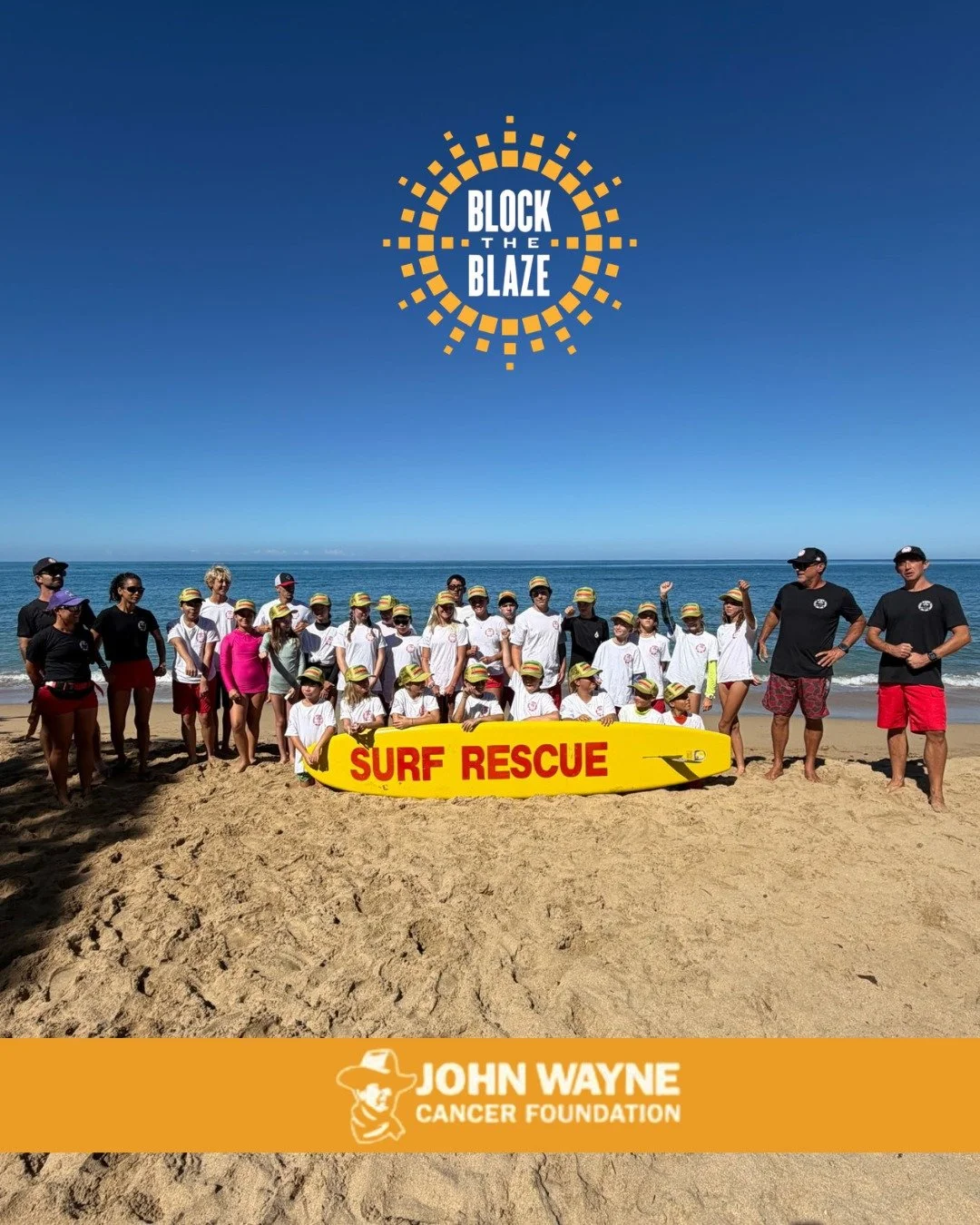 @__blocktheblaze heads to Rincon Puerto Rico to educate the Rincon Water Safety Junior Program about their mission against skin cancer! 

HLA is proud to support John Wayne Cancer Foundation in their mission to educate young people about the dangers 