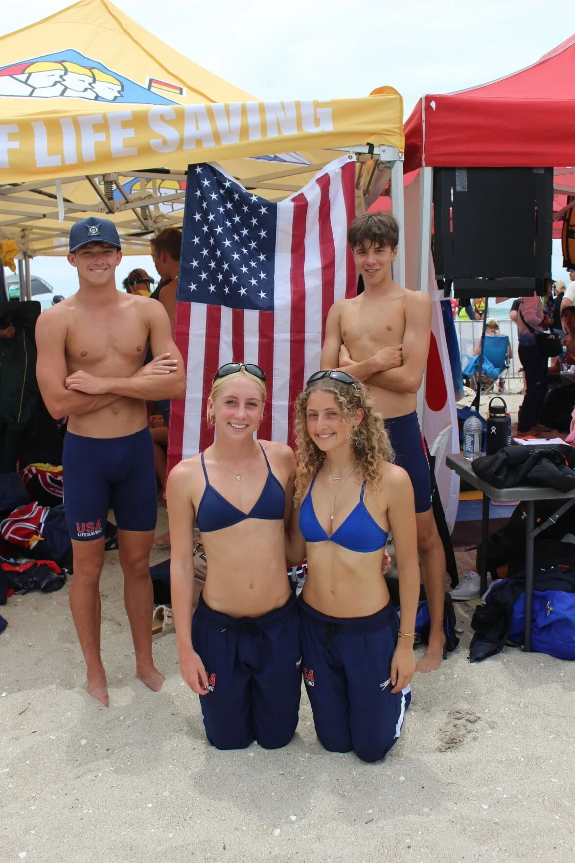 HLA members who were selected and competed in the International Surf Rescue Challenge in New Zealand