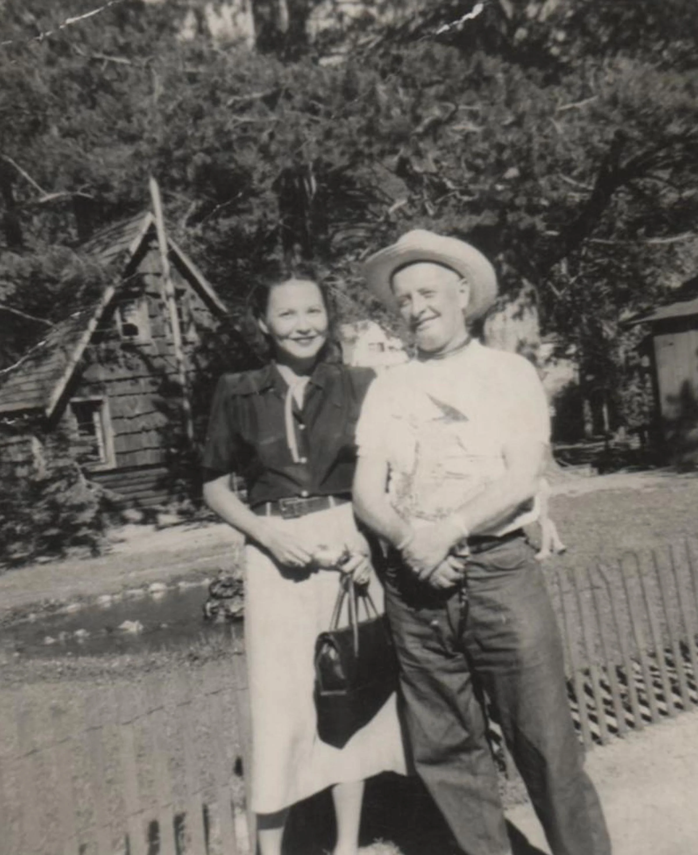 Mary with Cainie Big Chief, 1952