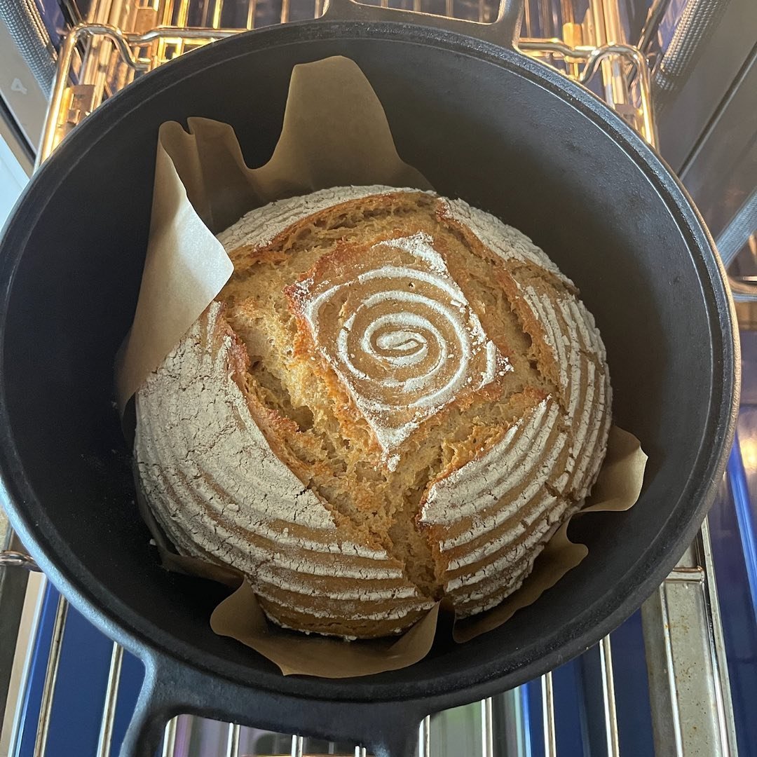 The ✨BEAUTIFUL✨ Finished Product!

Did you know these advantages of Sourdough?

1. Improve Digestibility

One of the biggest advantages! The wild yeast and bacteria present in sourdough cultures help break down complex carbohydrates and gluten protei