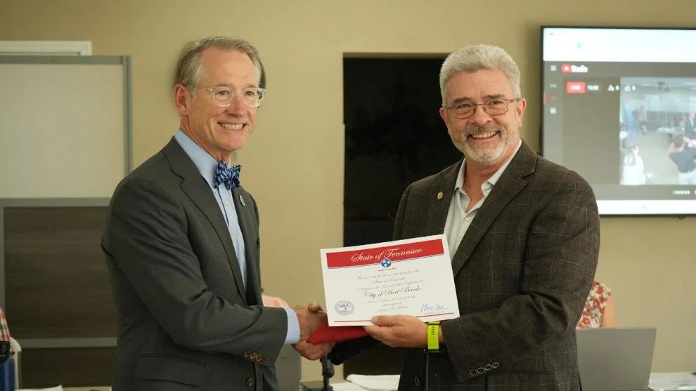 State Senator Bo Watson honors Red Bank's 70th anniversary on Tuesday