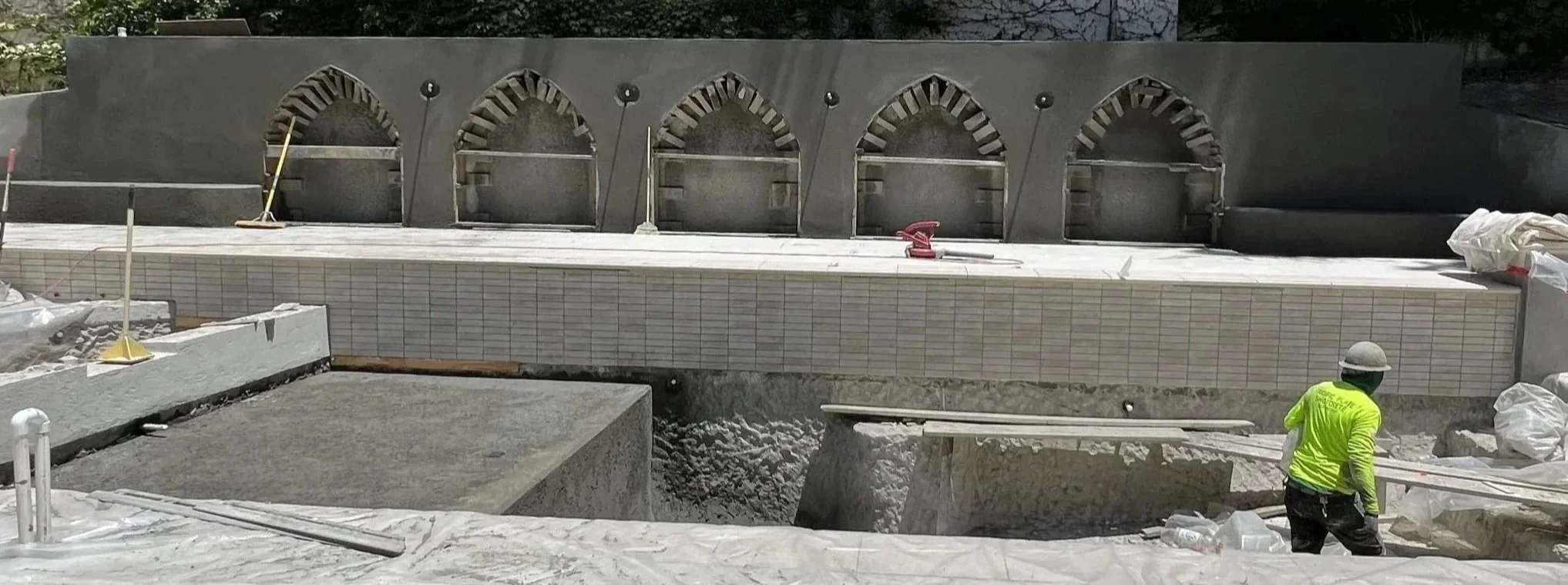 Baja remodel and wall shotcrete forming