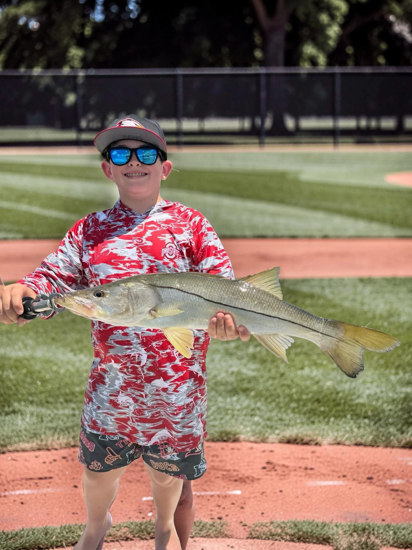 These baseball boys and there dad&rsquo;s put on a clinic today! The dads had an early lead but the boys came back in the last inning to take the lead! It was a great day on the water with these fellas! Book your next fishing adventure with @strikeon