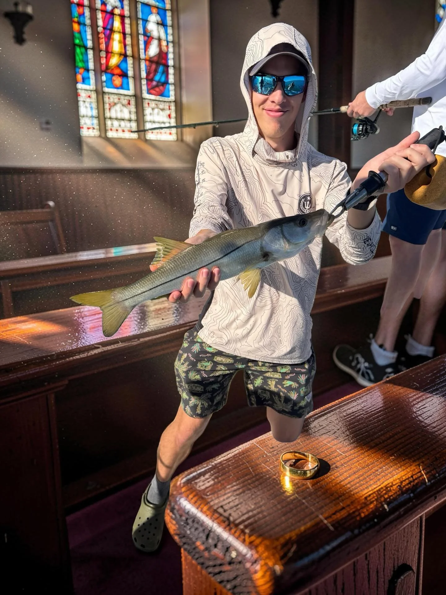 Happy birthday to Harry! Harry caught his first ever snook! That was a huge catch for this crew! This crew worked hard during a tough bite and got it done catching a few good ones this morning!!