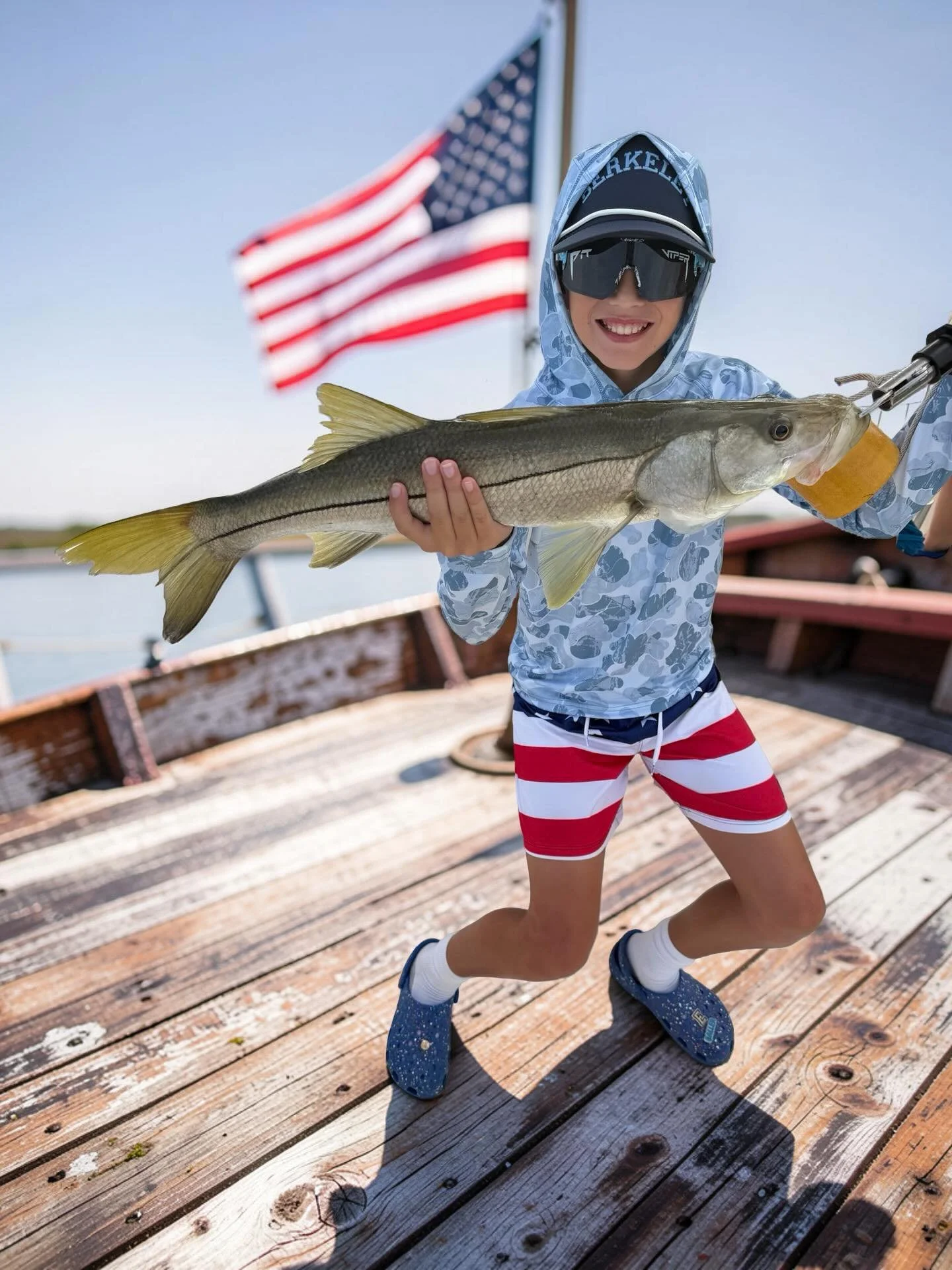 The boys caught some studs today. The rod was bending all day! The boys wanted to wish everyone a very happy Memorial Day! Book  your next fishing adventure with @strikeonefishingcharters or DM me! Link in Bio!