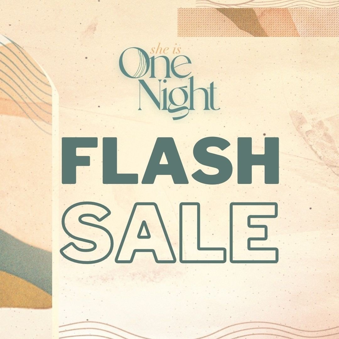 Whether you have already purchased tickets or not, help us spread the word that we are having a BUY ONE GET ONE 50% off FLASH SALE off of our She Is One Night tickets FOR 48 HOURS ONLY!  The sale ends at 12:00PM ET on Friday, April 19th. (No special 