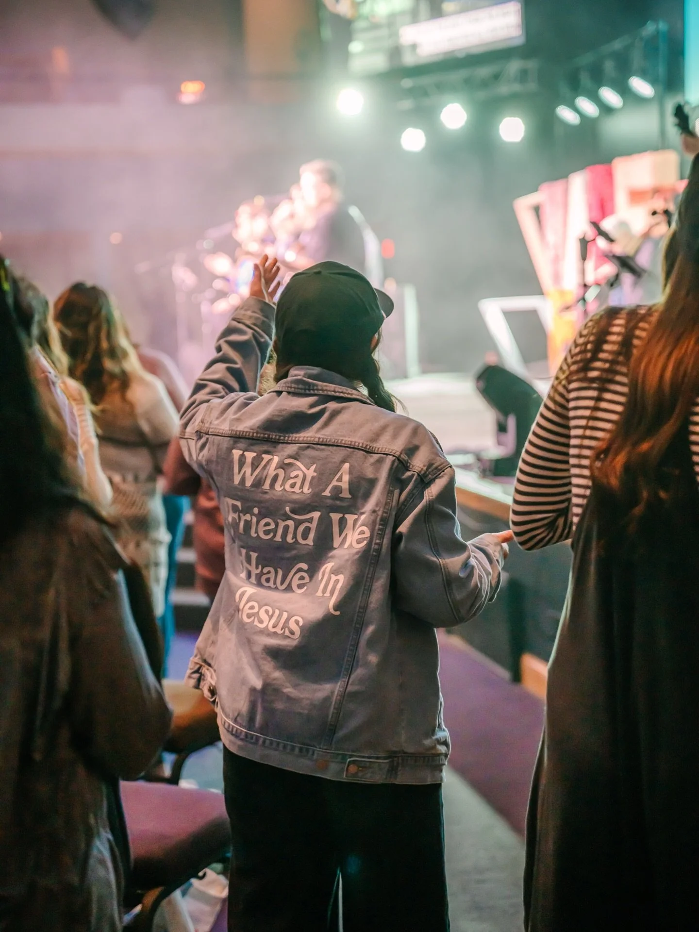 One generation lifting their hands, and the next right beside them🫶🏼

She Is One Night is for women AND girls ages 12-112! It is a place to worship, grow, and be reminded of who you are in Christ. There&rsquo;s something so powerful about encounter