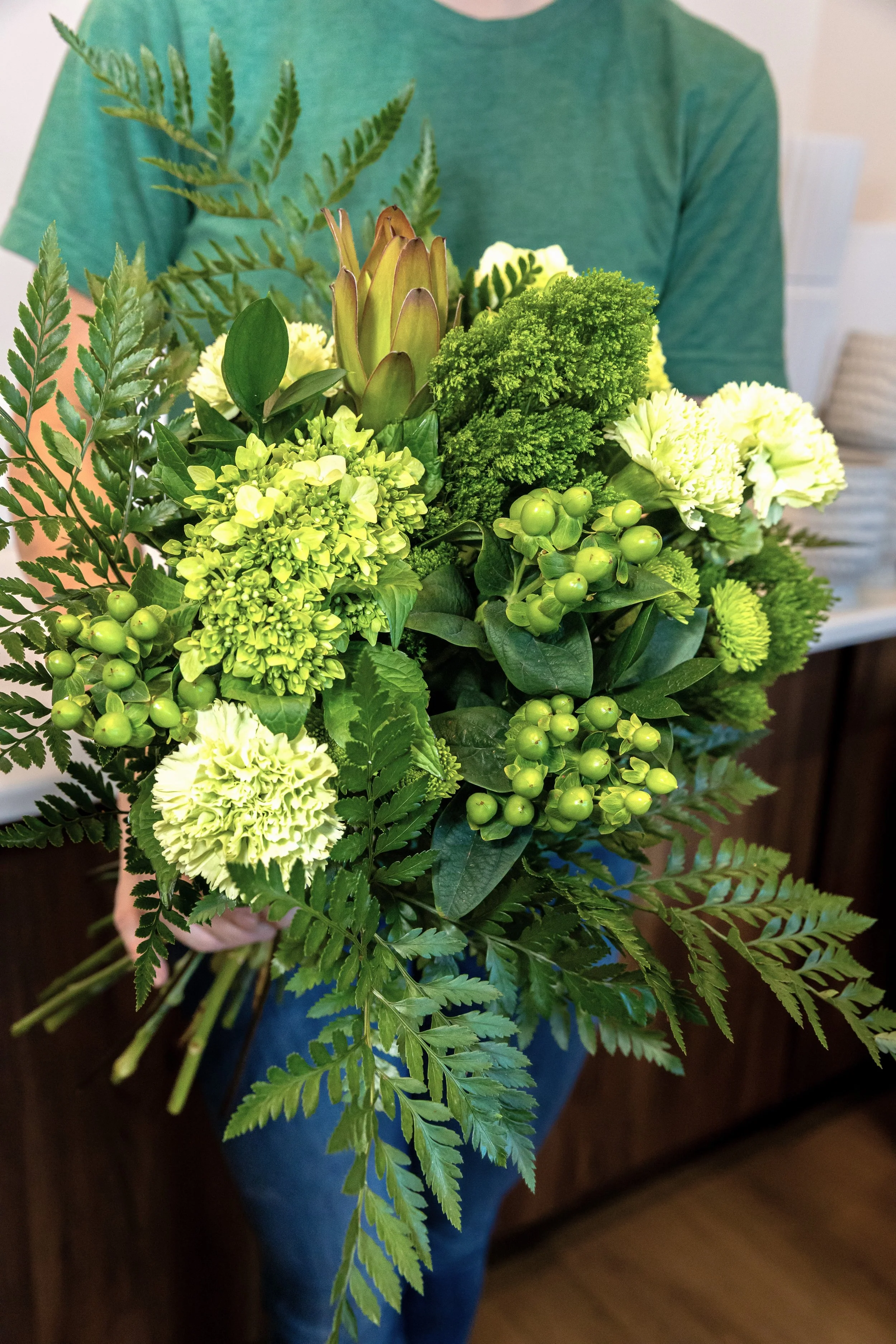 Shades of Green Bouquet Workshop – March 17