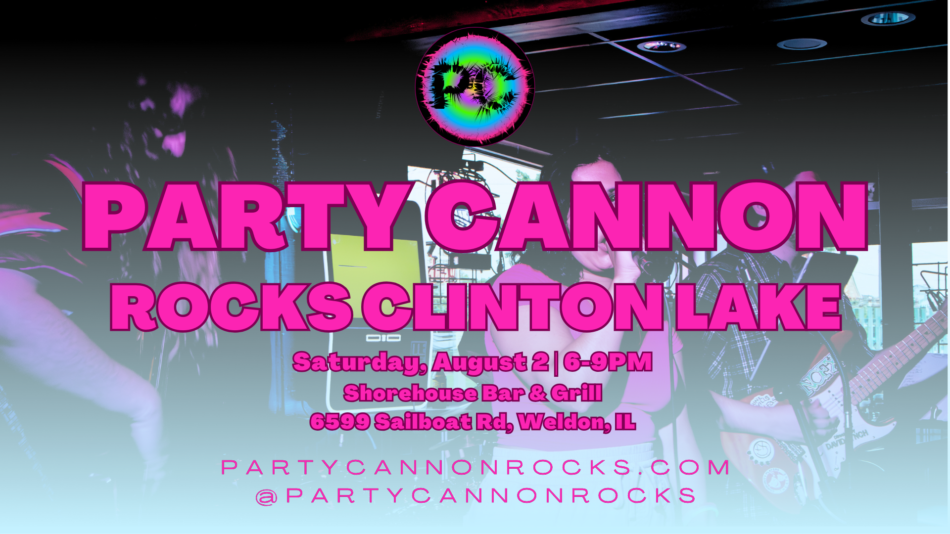 Party Cannon at Clinton Lake