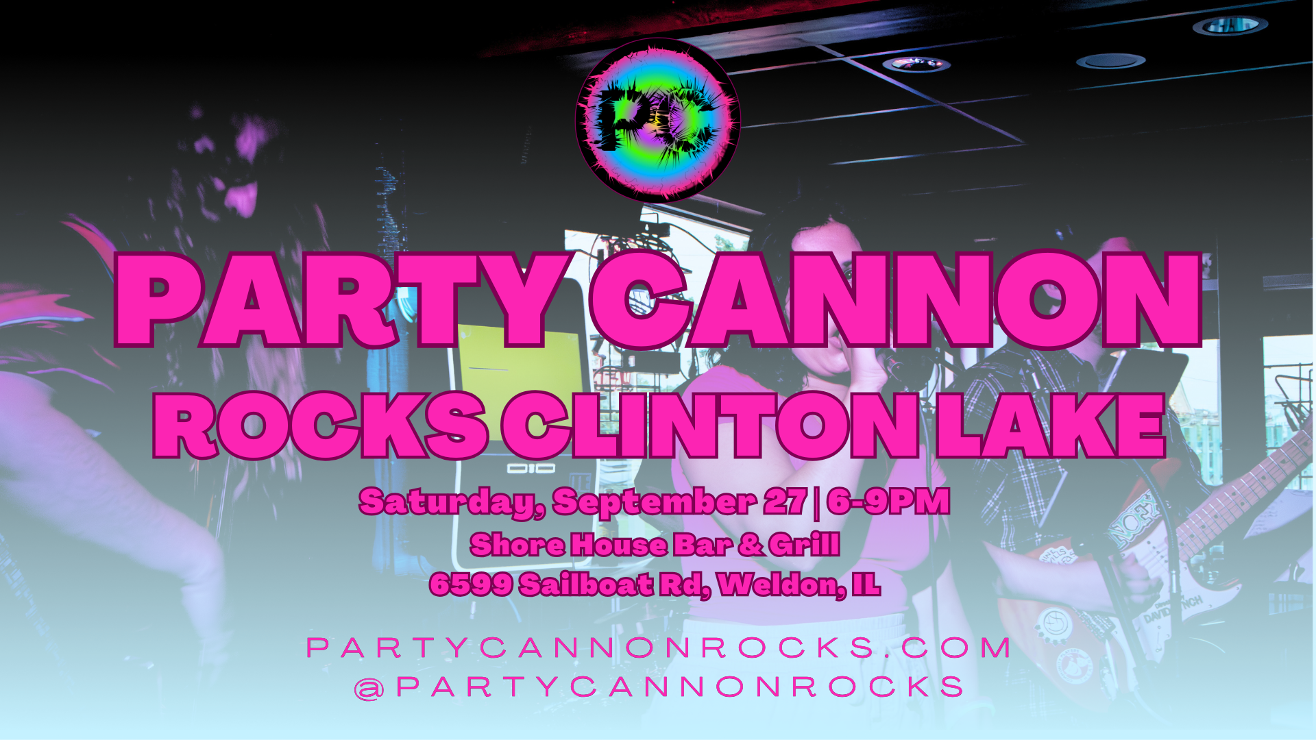 Party Cannon at Clinton Lake