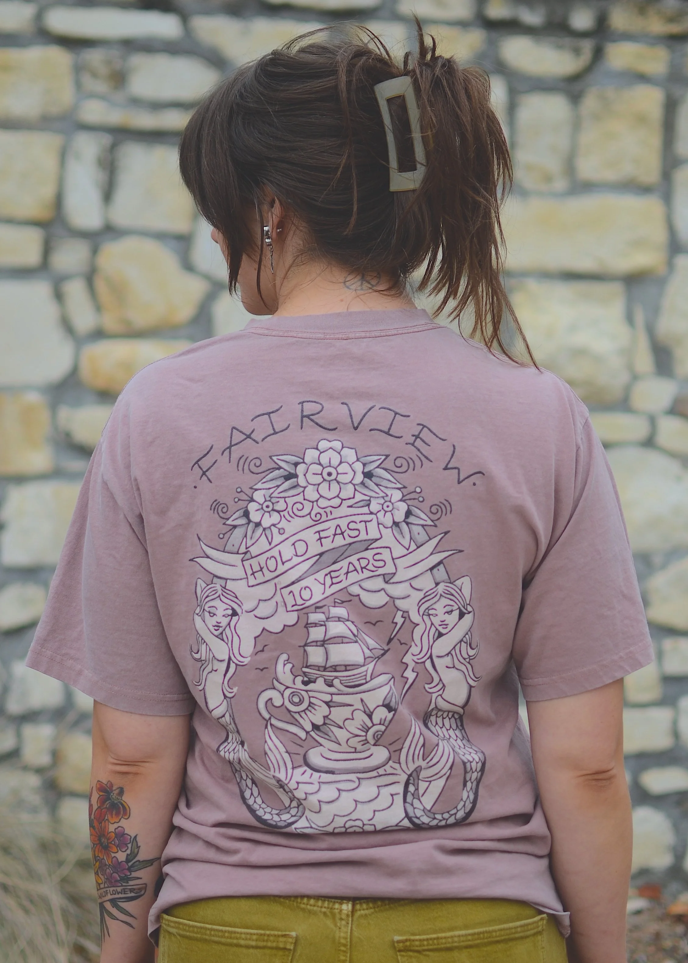 Second view back of tee