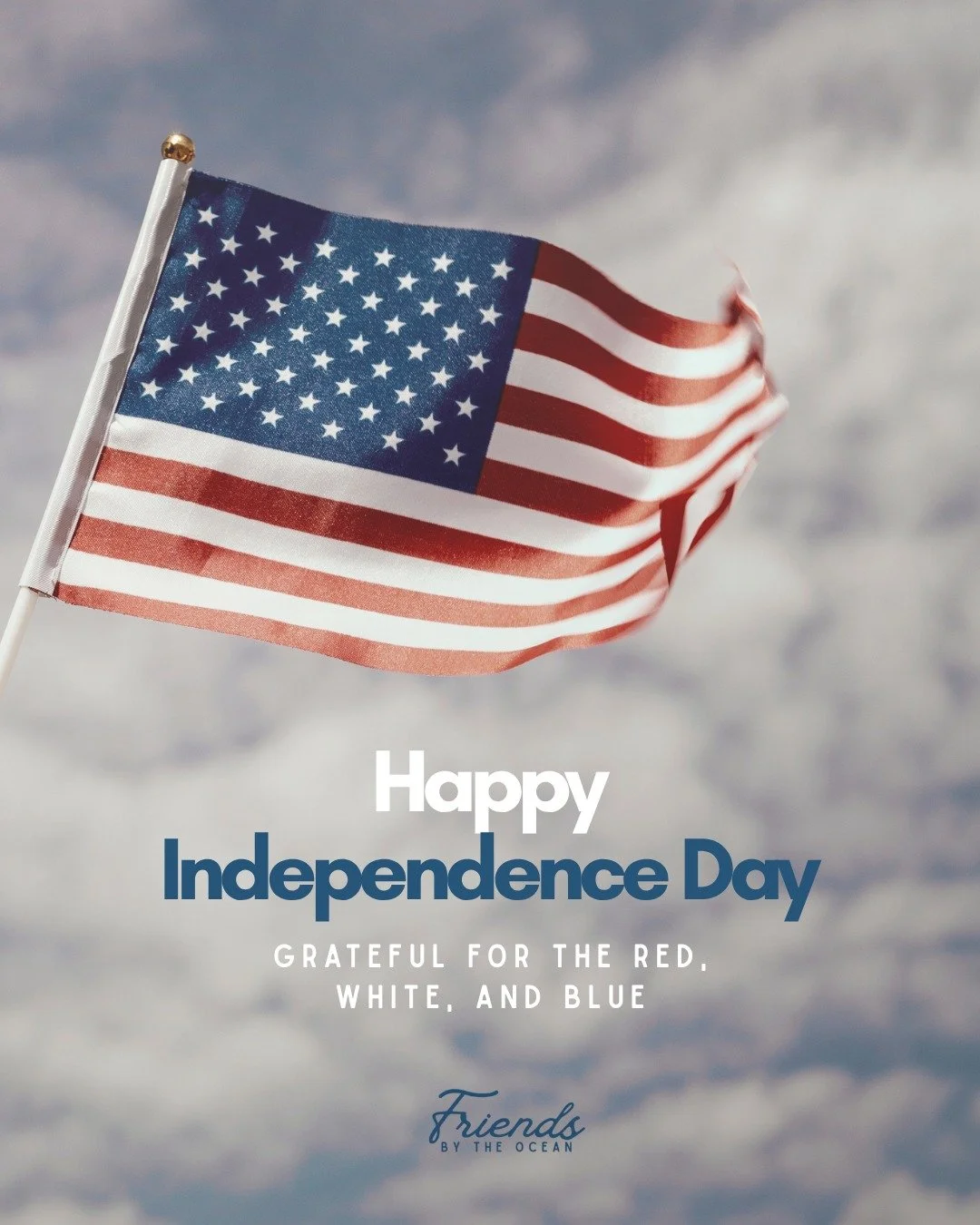 Happy Independence Day!

Today we celebrate the freedom to gather, explore, and create memories with the people we love. From all of us at Friends by the Ocean, we hope your Fourth of July is filled with laughter, adventure, and moments that remind y