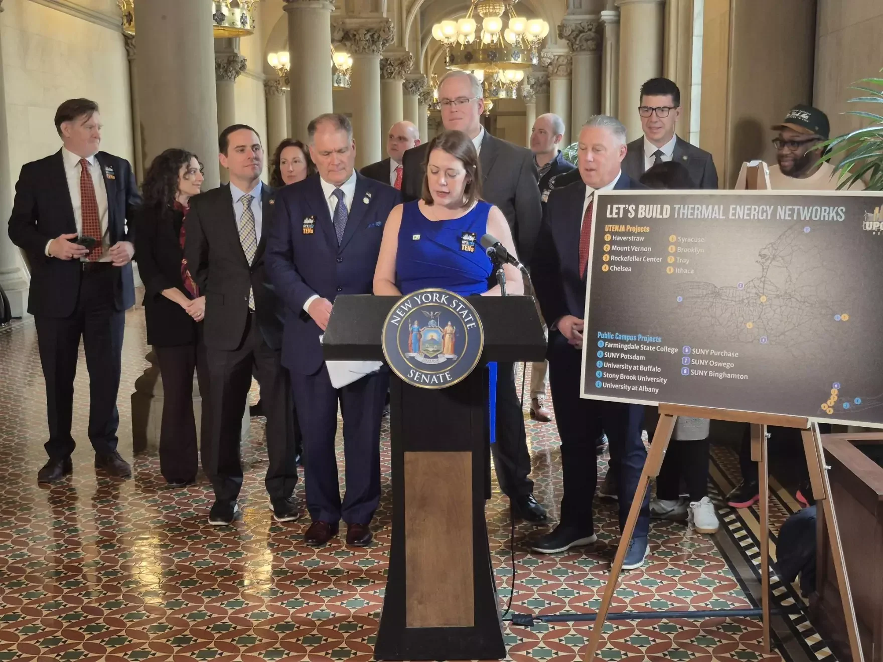 Julie Tighe, president of the New York League of Conservation Voters, said thermal energy networks are one of the "smartest and most promising investments" the state can make.