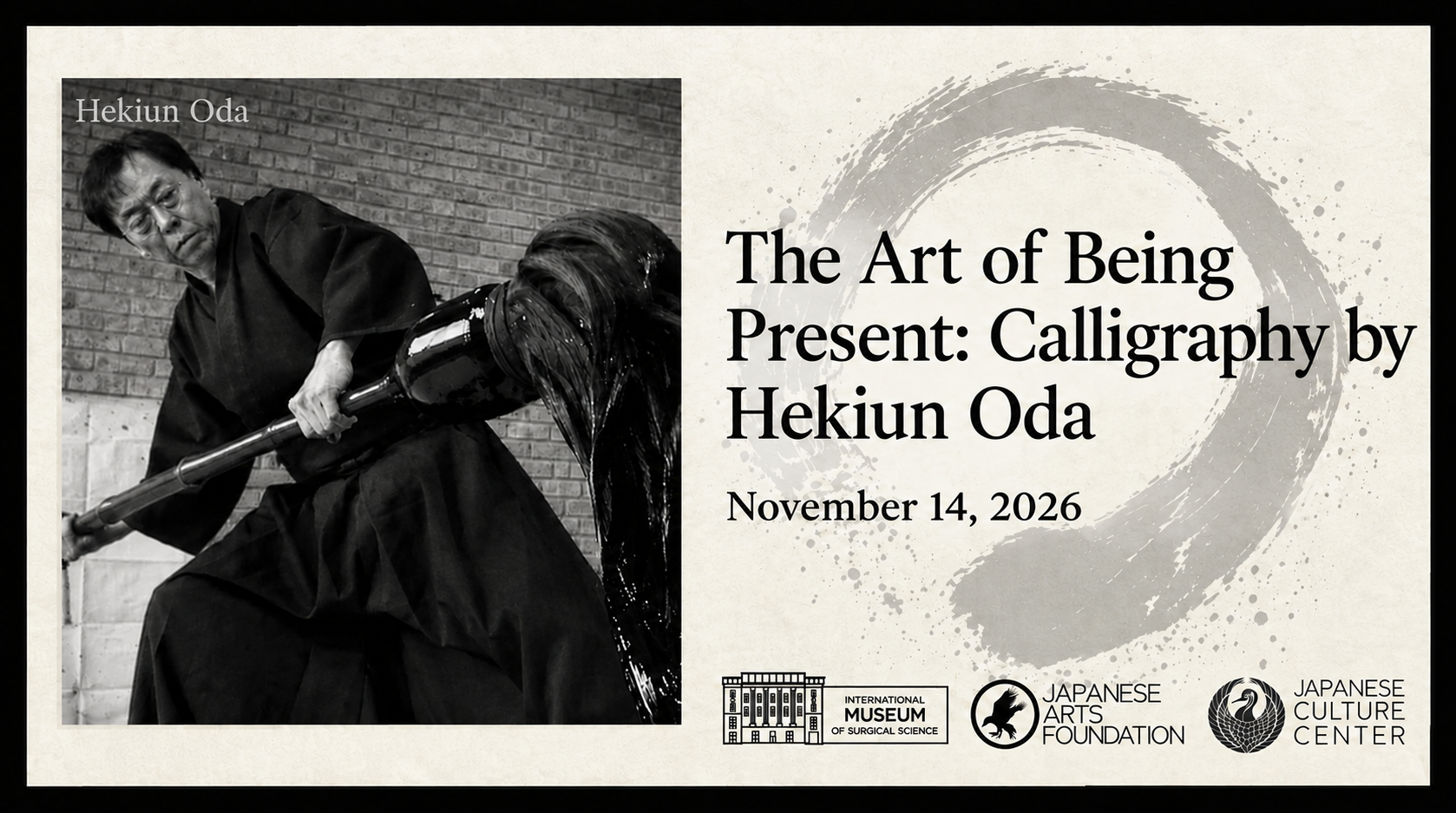The Art of Being Present: An Evening with Hekiun Oda Shihan