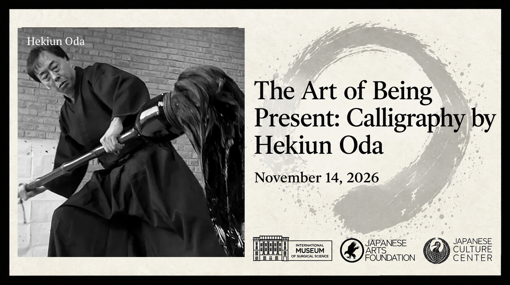 The Art of Being Present: An Evening with Hekiun Oda Shihan