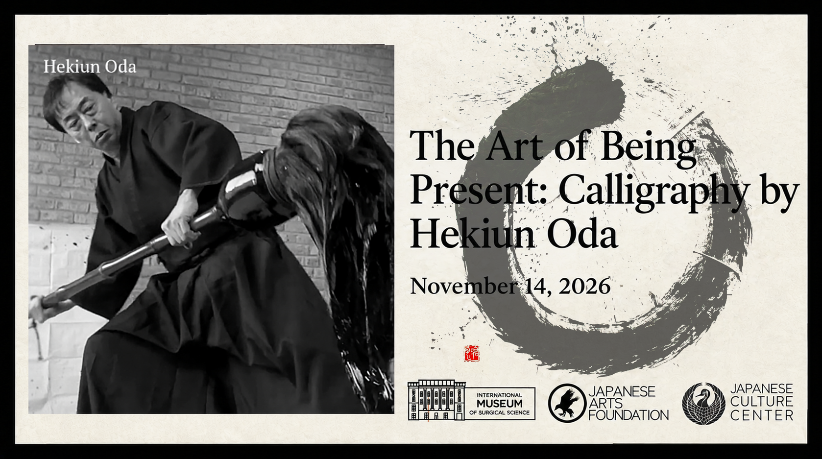 The Art of Being Present: An Evening with Hekiun Oda Shihan