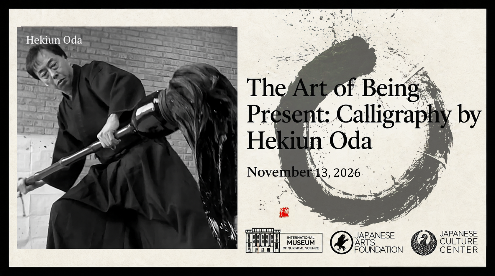 The Art of Being Present: An Evening with Hekiun Oda Shihan