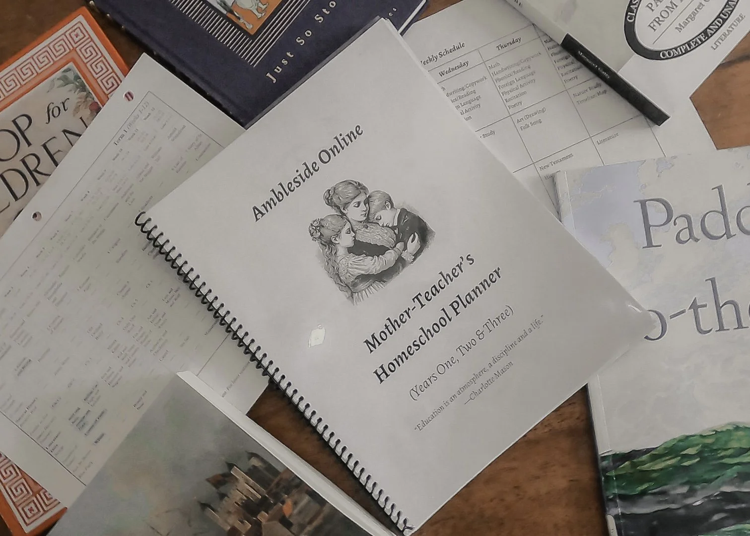 Charlotte Mason Homeschool Planner for Ambleside Online