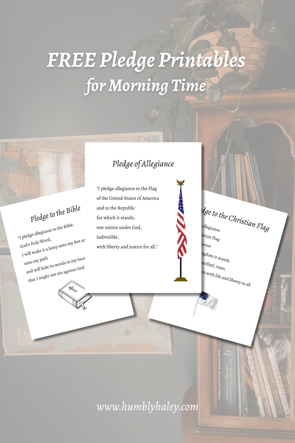 Free Pledge Printables for your Homeschool