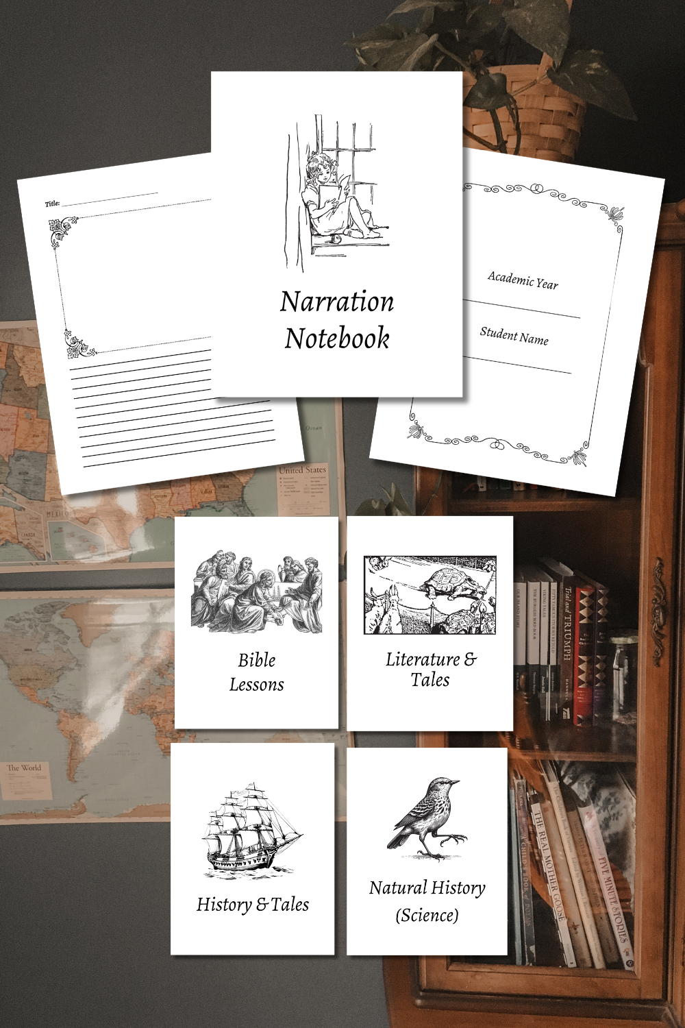 Keeping a Narration Notebook (Free Printable)