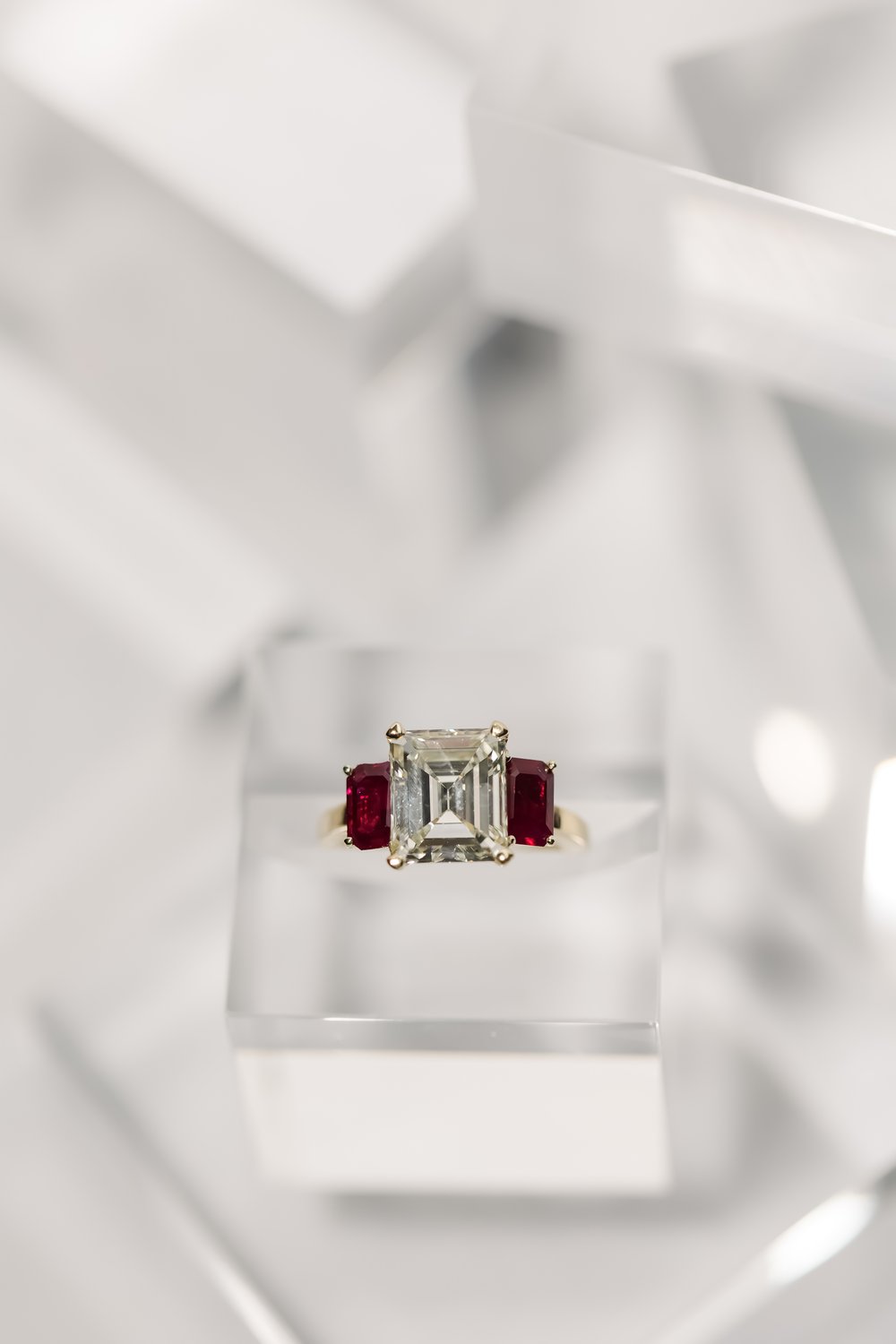 diamond and ruby engagement ring