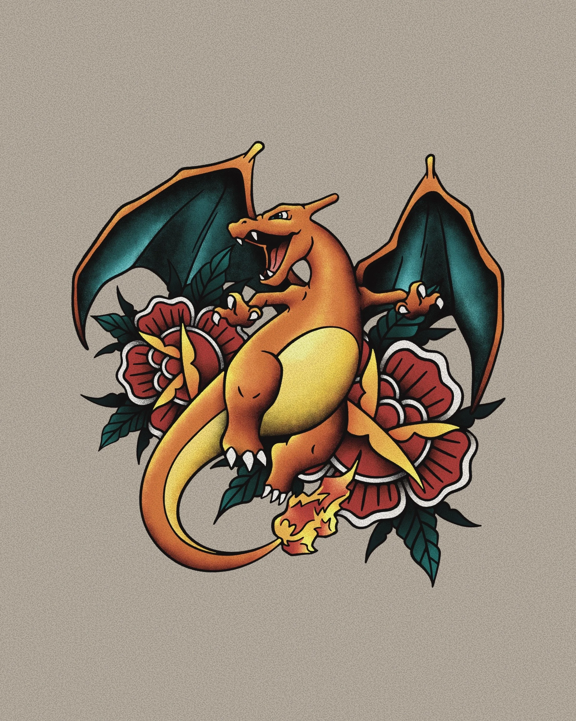 American Traditional Charizard.jpg