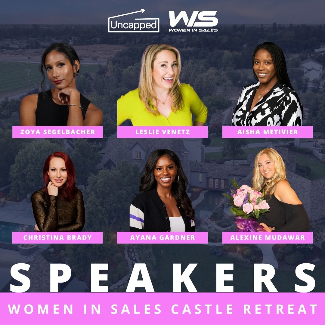 Meet our Women in Sales Castle Retreat Speakers 🏰