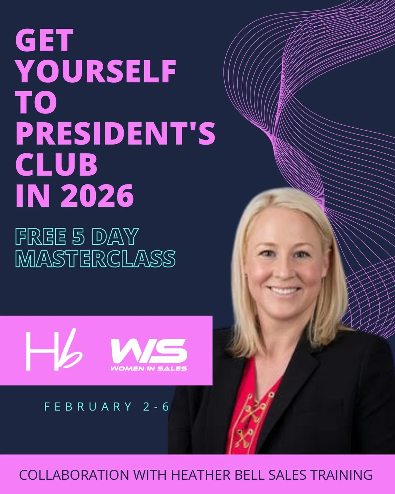 🏆 Get Yourself to President&rsquo;s Club in 2026🏆

Brand new program launch with Heather Bell Sales Training! 

#womeninsales