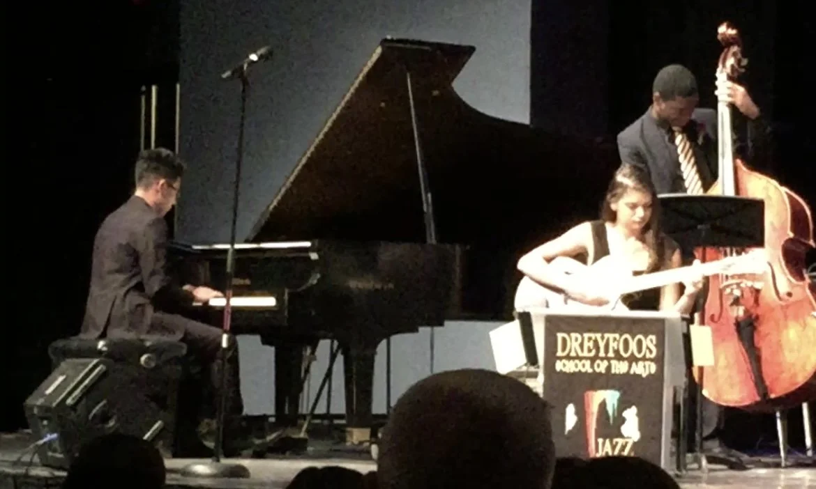Senior year Dreyfoos high school jazz band concert