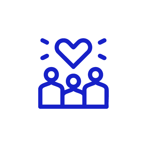 group heart icon