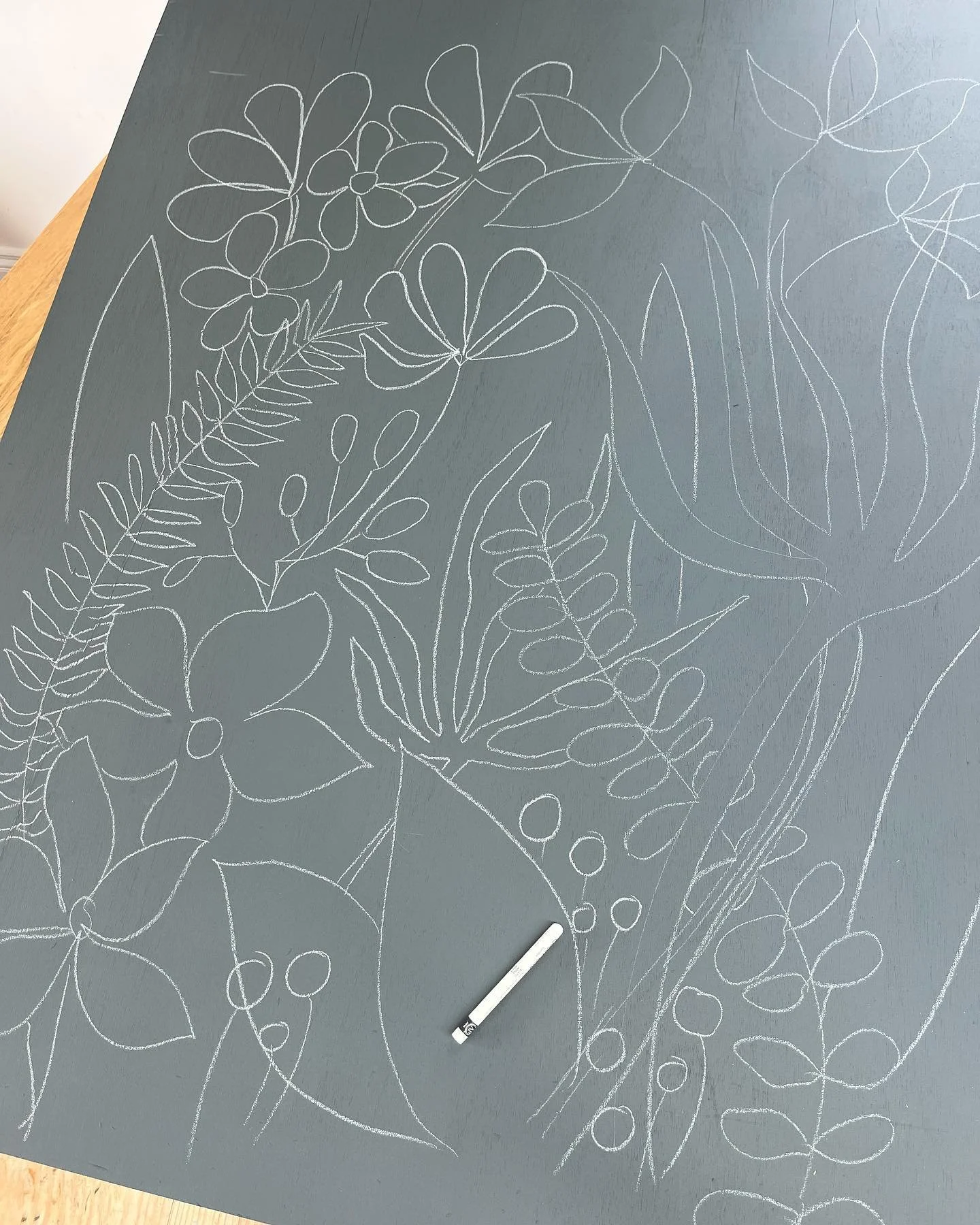 Working on a project&hellip; let&rsquo;s see how it goes&hellip;.brightening up a neglected space&hellip;.to be continued&hellip;