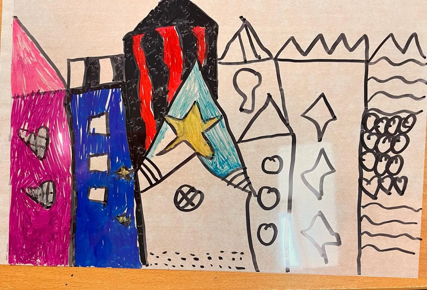 Work in progress&hellip; these drawings will become illuminated lanterns.