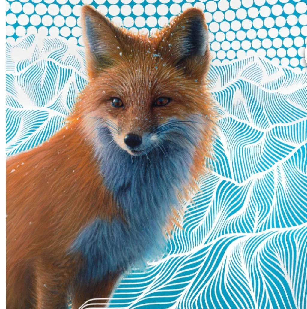 Artist Christa Rijnfeld honours her local fauna of BC, Canada through her work. We are going to put a twist on it and celebrate our beautiful wild animals of Ireland in our mixed media landscape pieces.